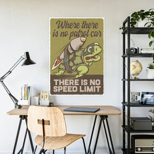 Vibrant Speed Limit Gloss Posters - Petrol Car Art - Dipaliz - Prints & Visual Artwork