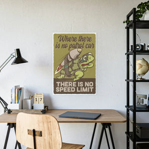 Vibrant Speed Limit Gloss Posters - Petrol Car Art - Dipaliz - Prints & Visual Artwork