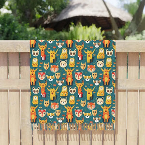 Boho Beach Cloth - Vibrant Outdoor Style Statement - Dipaliz - 38’’ × 81’’ / Polyester - Towels