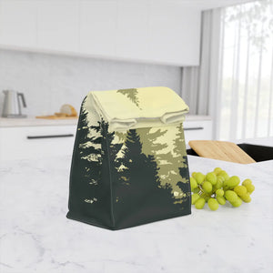 Insulated Neoprene Lunch Bag - Pine Tree Design - Dipaliz - Bags