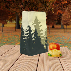 Insulated Neoprene Lunch Bag - Pine Tree Design - Dipaliz - Bags