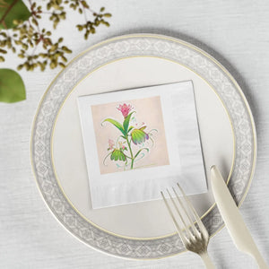 White Coined Napkins – 3 Ply Eco Paper - Dipaliz