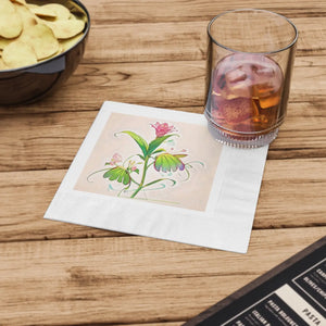 White Coined Napkins – 3 Ply Eco Paper - Dipaliz
