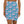 Floral Pink Flowers Mini Skirt - Blue Stretch - Dipaliz - Skirts