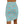 Floral Pink Flowers Mini Skirt - Teal Stretchy Pencil - Dipaliz - Skirts - Xs