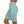 Floral Pink Flowers Mini Skirt - Teal Stretchy Pencil - Dipaliz - Skirts - Xs