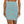 Floral Pink Flowers Mini Skirt - Teal Stretchy Pencil - Dipaliz - Skirts - Xs