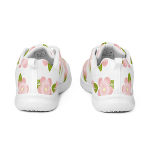 Lightweight Women’s Athletic Shoes - Pink Flowers - Dipaliz - Sneakers