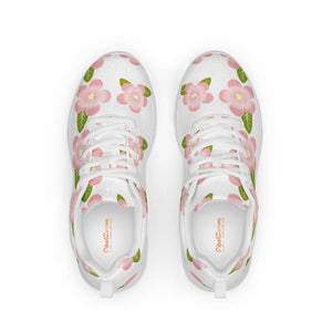 Lightweight Women’s Athletic Shoes - Pink Flowers - Dipaliz - Sneakers