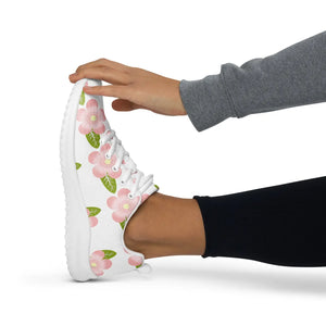 Lightweight Women’s Athletic Shoes - Pink Flowers - Dipaliz - Sneakers