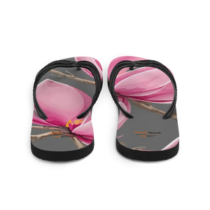 Pink Magnolias Flip Flops Rubber Sole Comfort - Dipaliz - Slippers