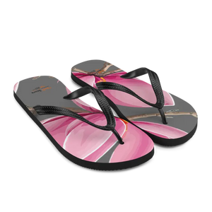 Pink Magnolias Flip Flops Rubber Sole Comfort - Dipaliz - Slippers