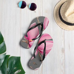 Pink Magnolias Flip Flops Rubber Sole Comfort - Dipaliz - Slippers