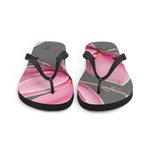 Pink Magnolias Flip Flops Rubber Sole Comfort - Dipaliz - Slippers