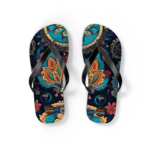 Pink Paisley Pattern Flip Flops - Unisex Summer Comfort - Dipaliz - Slippers