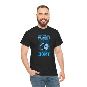 T-shirt - Earth Day our Planet Home Tee - Unisex Heavy Cotton - Dipaliz