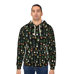 Indoor Potted Plants Aop Unisex Pullover Hoodie - Hoodies