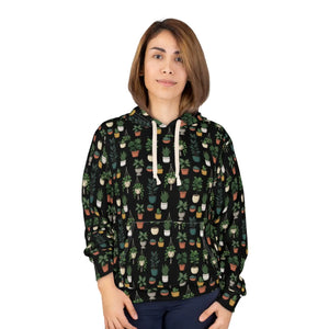 Indoor Potted Plants Aop Unisex Pullover Hoodie - Hoodies