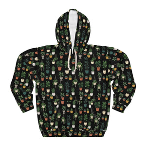 Indoor Potted Plants Aop Unisex Pullover Hoodie - Hoodies