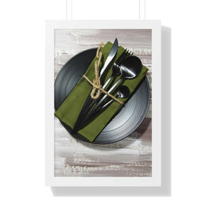 Bold Modern Framed Vertical Poster - Chic Wall Art - Dipaliz - Posters Prints & Visual Artwork