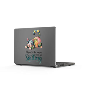 Dipaliz Playful Cat Macbook Case Matte Colorful Cover - Laptop Hard Cases