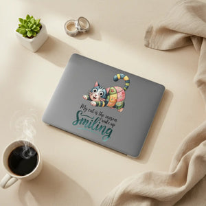 Dipaliz Playful Cat Macbook Case Matte Colorful Cover - Laptop Hard Cases