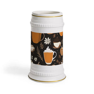 Cozy Pumpkin Spice Beer Stein Mug - 22oz Ceramic Fall - Dipaliz - Mugs