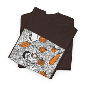Pumpkin Spice Latte Unisex Heavy Cotton Tee - Dipaliz - T-shirts
