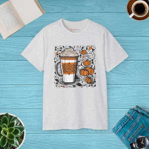 Pumpkin Spice Latte Unisex Ultra Cotton Tee - Dipaliz - T-shirts