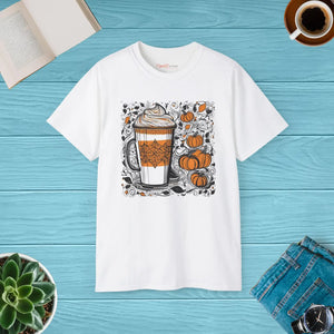 Pumpkin Spice Latte Unisex Ultra Cotton Tee - Dipaliz - T-shirts