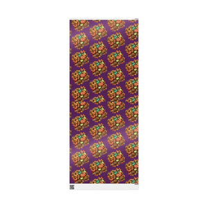 Gift Wrap Papers Autumn Leaves Pumpkins Design by Dipaliz - 30’’ x 72’’ / Glossy - Wrapping Paper