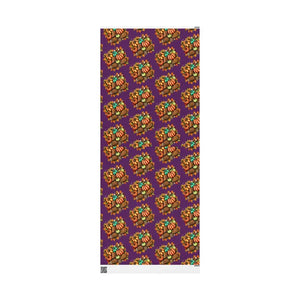 Gift Wrap Papers Autumn Leaves Pumpkins Design by Dipaliz - 30’’ x 72’’ / Matte - Wrapping Paper