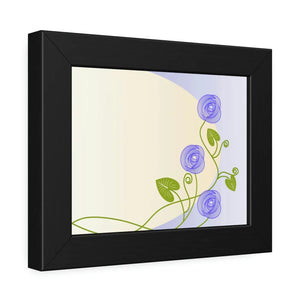 Elegant Framed Paper Posters - Purple Flowers - Dipaliz - Prints & Visual Artwork