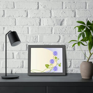 Elegant Framed Paper Posters - Purple Flowers - Dipaliz - Prints & Visual Artwork