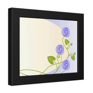 Elegant Framed Paper Posters - Purple Flowers - Dipaliz - Prints & Visual Artwork