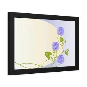 Elegant Framed Paper Posters - Purple Flowers - Dipaliz - Prints & Visual Artwork