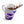 Vibrant Purple Poppy Latte Mug - Ceramic Floral - Dipaliz - Mugs