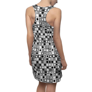 Dipaliz Racerback Mini Dress Geometric Tile Print Sporty Cloth - Dresses