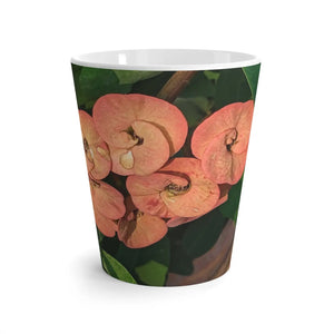 Chic Red Flowers Latte Mug - Eco-friendly Gift - Dipaliz - Mugs