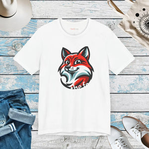 Soft Unisex Jersey Short Sleeve Tee - Red Fox - Dipaliz - T-shirts