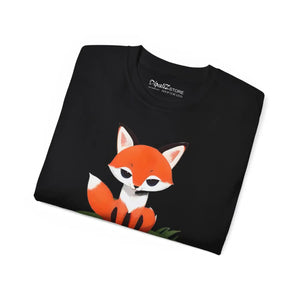 Red Fox Ultra Cotton Tee - Eco-friendly Casual Top - Dipaliz - T-shirts