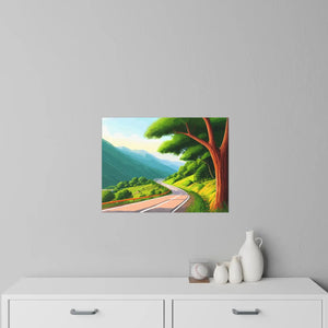 Urban Road Lined Wall Decals - Durable Polyester - Dipaliz - Home Decor
