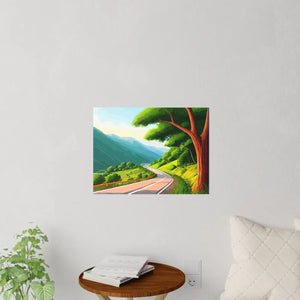 Urban Road Lined Wall Decals - Durable Polyester - Dipaliz - Home Decor