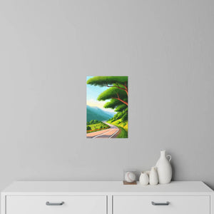 Urban Road Lined Wall Decals - Durable Polyester - Dipaliz - Home Decor