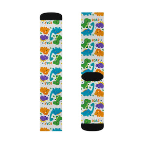 Dipaliz Roar Sublimation Socks Colorful Kids Crew