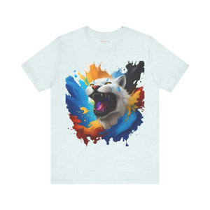 Roaring Lion Jersey Short Sleeve Tee - Unisex Comfort Fit - Dipaliz - T-shirt