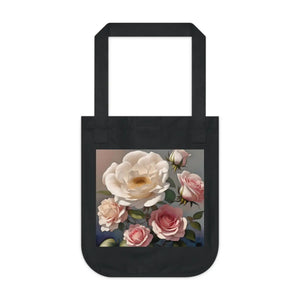 Floral Canvas Tote Bag - Organic Cotton - Dipaliz - Bags