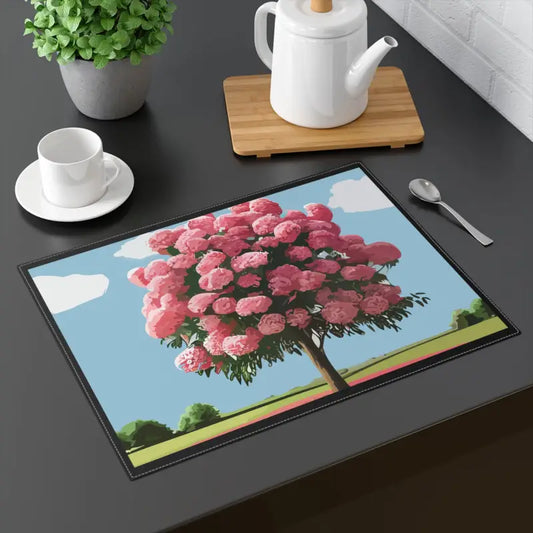 Rose Shrub Placemat 1pc - 18’’ × 14’’ Home Decor