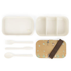 Dipaliz Safari Friends Bento Lunch Box Jungle Animal Kids - Boxes & Totes