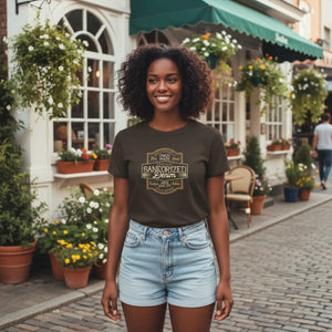 DipaliZ San Francisco Denim Short Sleeve Tee
